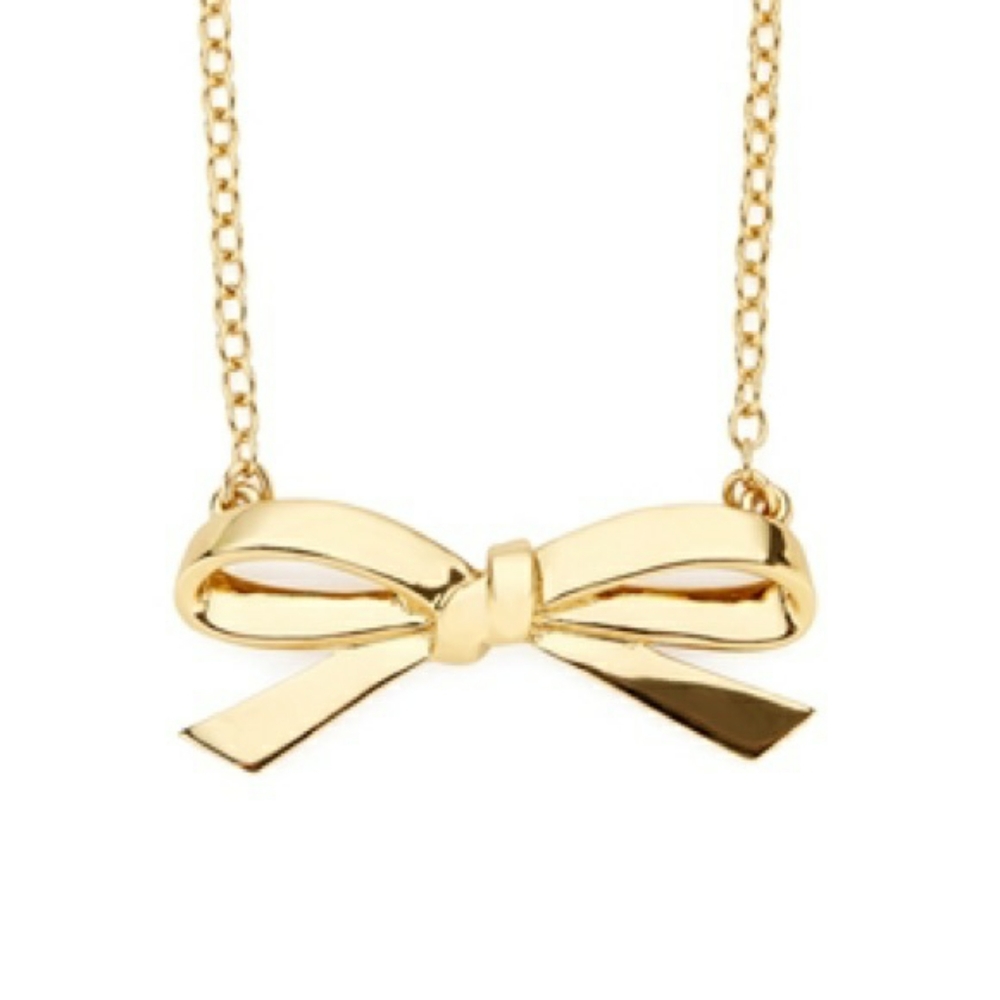 Kate Spade Gold Bow Necklace